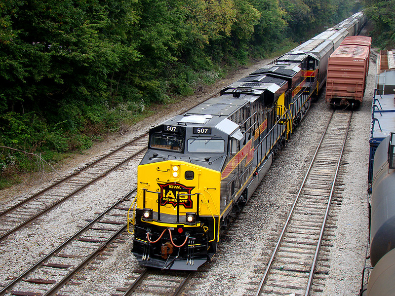 507 and 509 in the Iowa City Yard.