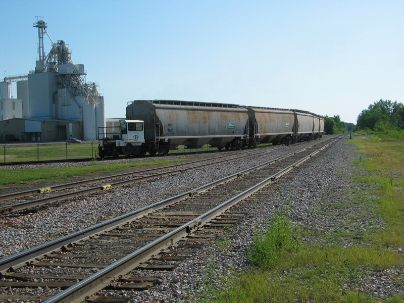 Altoona elevator's trackmobile was busy too.