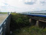 Erik runs to the other end to GTS the steamer.