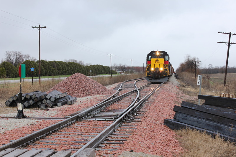West end of Twin States siding.
