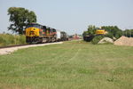 I may have forgotten if it was previously reported, so was surprised to see the depot gone at Wiota. They're using the spur to unload rock now.