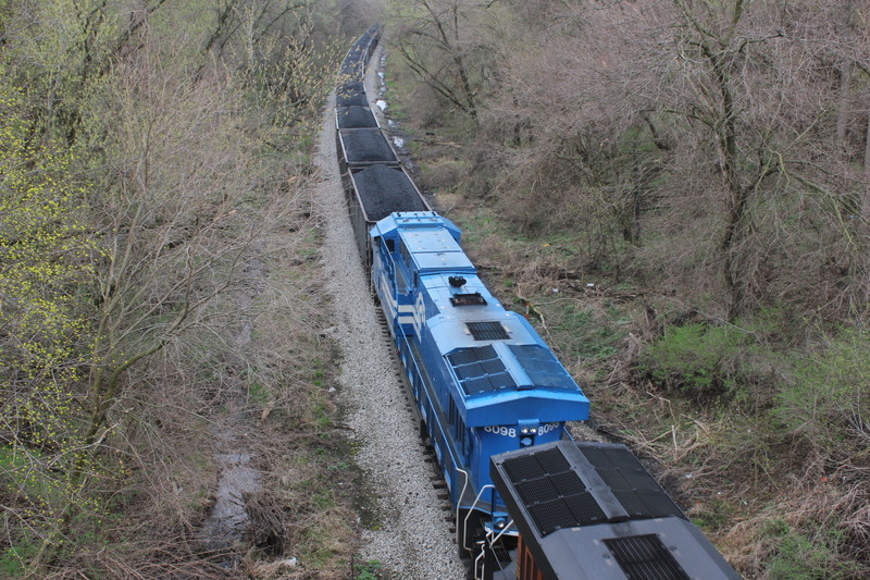 NS's Conrail Heritage unit was 2nd out!