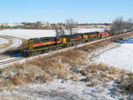 West Train at the Wilton Overpass, Dec. 9, 2011.