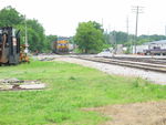 Trackmen (of that Form B that Dave mentioned) give the coal train a rollby.