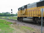 Okay, there's nothing IAIS related about this shot, but I love lunar restricting signals.  SB enters Shortline Yard in DM.