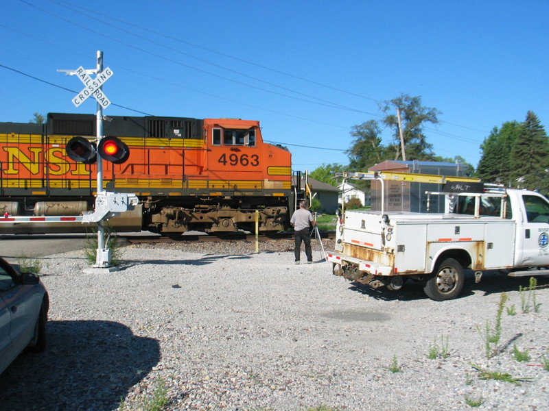 While waiting for the NS train, Bob shoots a BN at Colona.