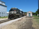 At the Henry depot.  This was my last shot of the NS train.