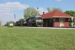 NS coal train is passing the Wilton depot, May 17, 2014.