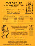 Advertising flyer for the trip