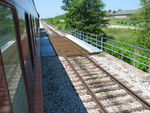 Here's the new bridge deck that was recently replaced near the east end of Twin States siding.