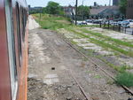 Passing the old platform area of the long gone Davenport depot.