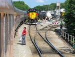 West end of Iowa City yard.  That's car host Phil Borleske offloading trash...