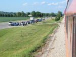 Gaggle of railfans along 151.