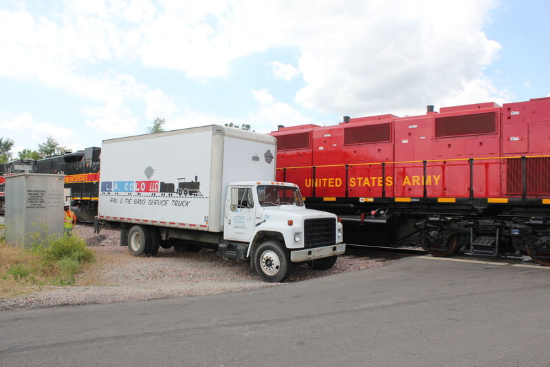 This Colo truck was parked at the mp210 crossing.