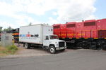 This Colo truck was parked at the mp210 crossing.