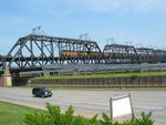 Crossing the Gov't Bridge.