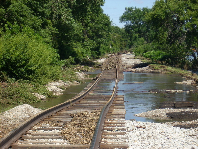 Looking east from about MP212.7.  Photos by Mike Smock.