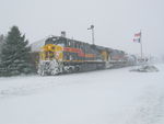 EB passes the Wilton depot, Jan. 20, 2012.