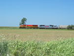 Broadside along Walcott siding.