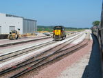 714 has cut off and the steam crew is tieing on the head end at S. Amana.