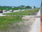 Pacing traffic near Ladora.