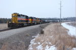 WB at Kent Park curve west of Tiffin, Jan. 20, 2014.