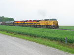 And leaving Walcott siding in the rain after meeting the WB.