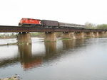 Crossing the Cedar.