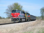 Coal train at the MP 215 curve east of Atalissa.