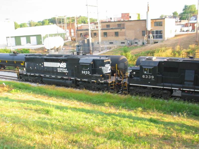 Going past the Brooklyn light plant.