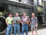 "The Gang" at Newton; Frank, Larry, Dave and Brad Grefe.