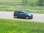 Frank Gets The Shot while Larry drives, west of Colfax on Hwy 6.
