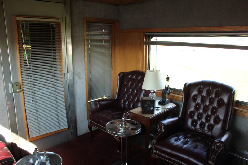 This is a nice observation room with rear facing windows.