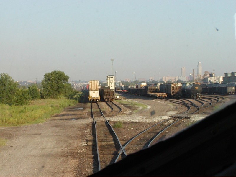 Prototype view of the UP's Pool Yard looking west.