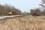 WB approaches the MP210 crossing,  Nov. 15, 2013.