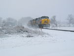 EB in the snow on the Moscow curve, Jan. 30, 2013.