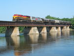 EB KCS detour at Moscow, July 30, 2011.