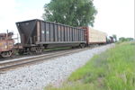 Former Sulphur hopper now scrap car.