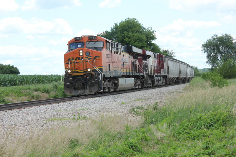 WB at the mp215 curve east of Atalissa.