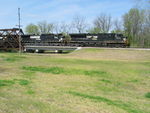 On the partially new bridge west of Marengo.