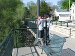 Foamers on the Summit St. overpass; Trainboy Alex and Barry.