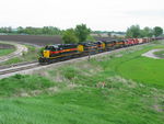 WB approaches the Wilton overpass, May 3, 2012.