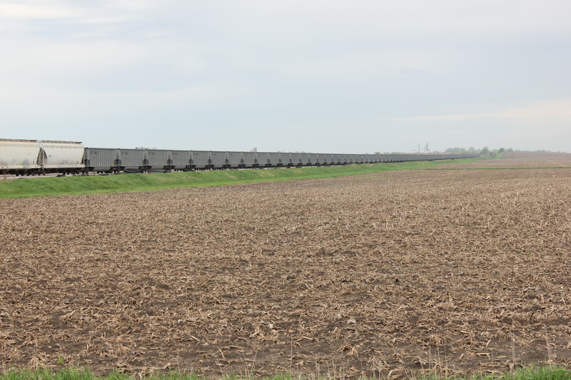 Also interesting was the mty coal train going east.