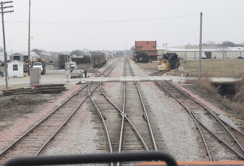 Atlantic yard looking east, 12/6/2009.  Dan Munson photo.