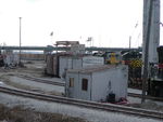 Prototype view of the Bluffs yard air compressor shack looking SW, 12/29/2003.