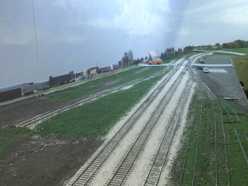 Another view showing the stubbed South Siding (left) after Cass County Elevator's demolition.