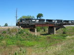 Crossing the old Milwaukee Road.