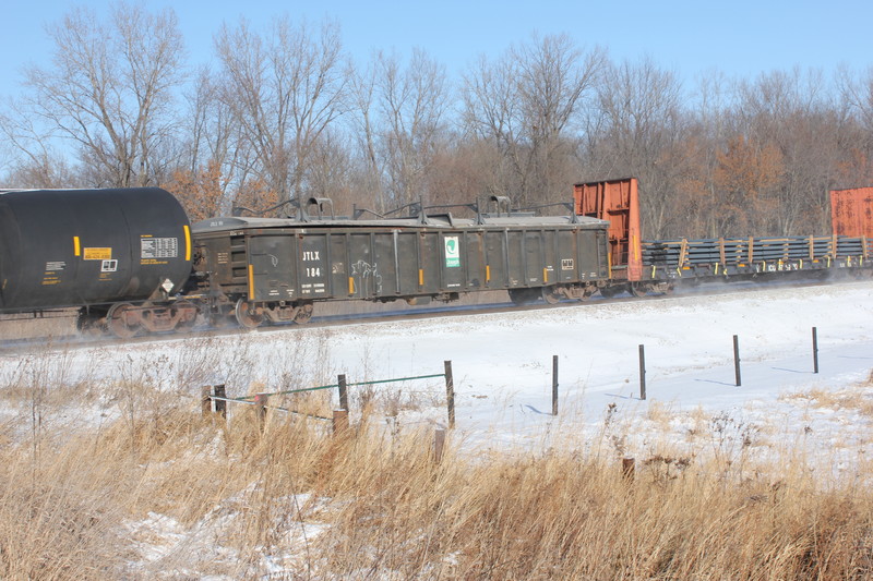 And a nice covered gon too.  The rest of the train was boring.