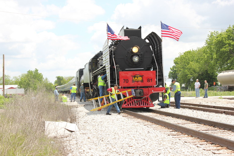 At the Earlham service stop.