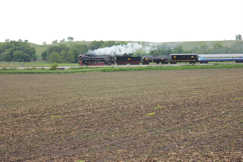 Across the field east of Atlantic.